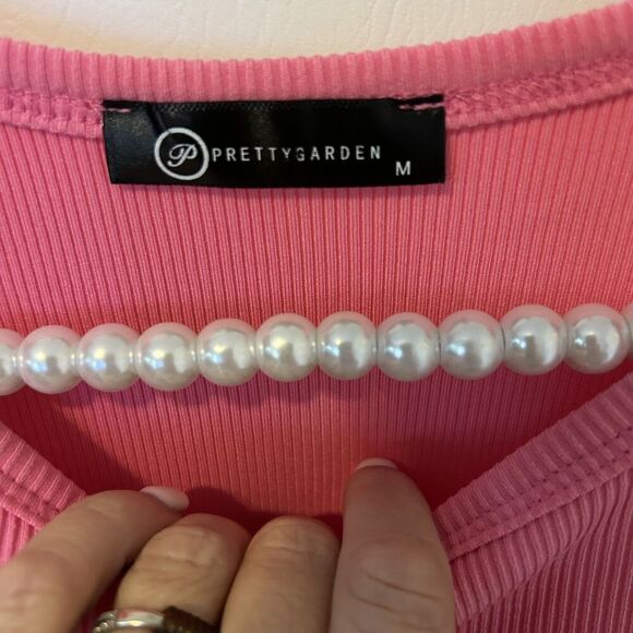 PRETTYGARDEN Dress Womens Medium Sleeveless Ribbed Cutout Maxi Summer Trendy - Picture 9 of 10